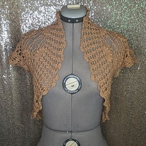 Tan bolero/vest